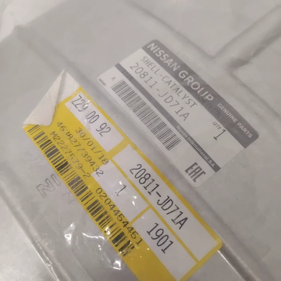 Genuine Catalyst Converter Upper Cover - Nissan Qashqai / X-Trail | 20811JD71A