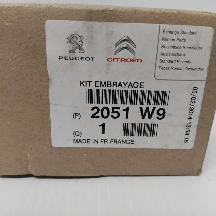 Genuine Peugeot Exchclutch Kit | 2051W9