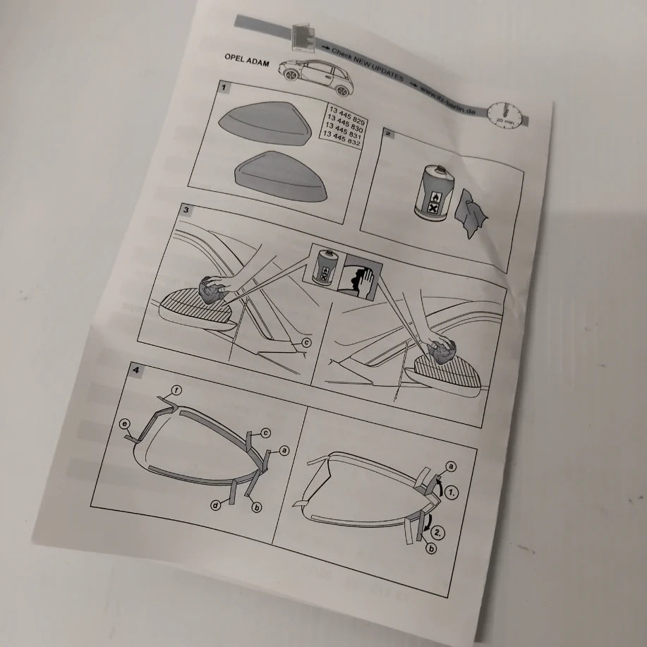 Genuine Vauxhall Mirror Body Set | 13445831