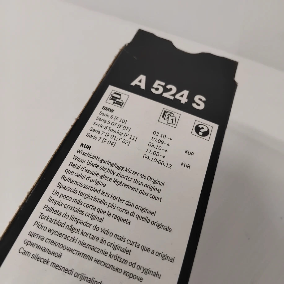 Bosch - 2x Front Wiper Blade Kit - A524S 26" /18" | 3397007524