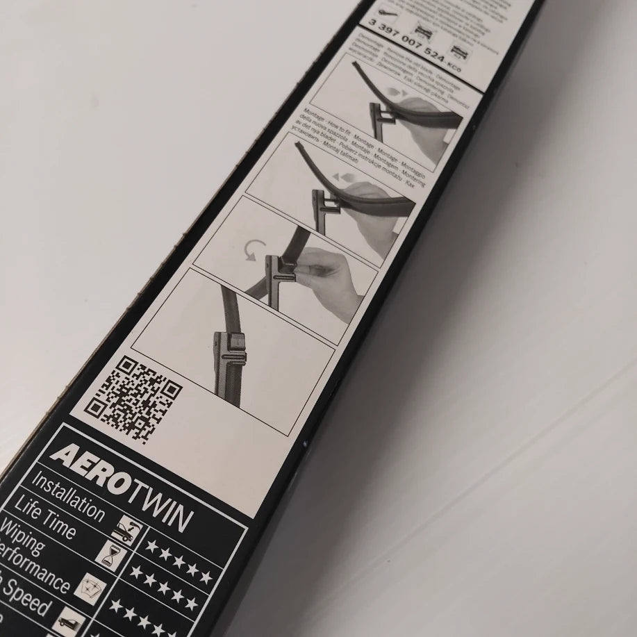 Bosch - 2x Front Wiper Blade Kit - A524S 26" /18" | 3397007524