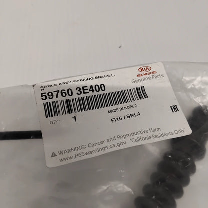 Genuine Kia Cable Assy-Parking B | 597603E400