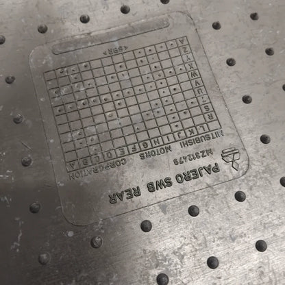 Genuine Mitsubishi Rubber Mat Set Rear Swb | MZ312479