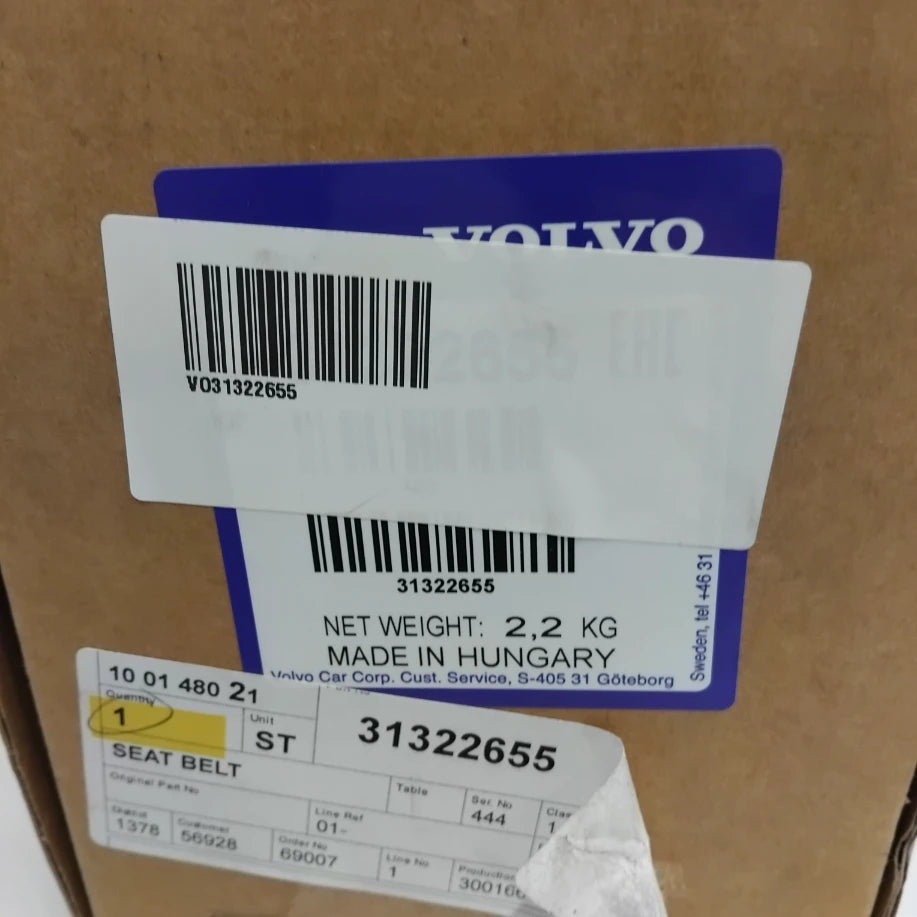 Genuine Volvo Seat Belt | 31322655