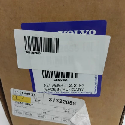 Genuine Volvo Seat Belt | 31322655