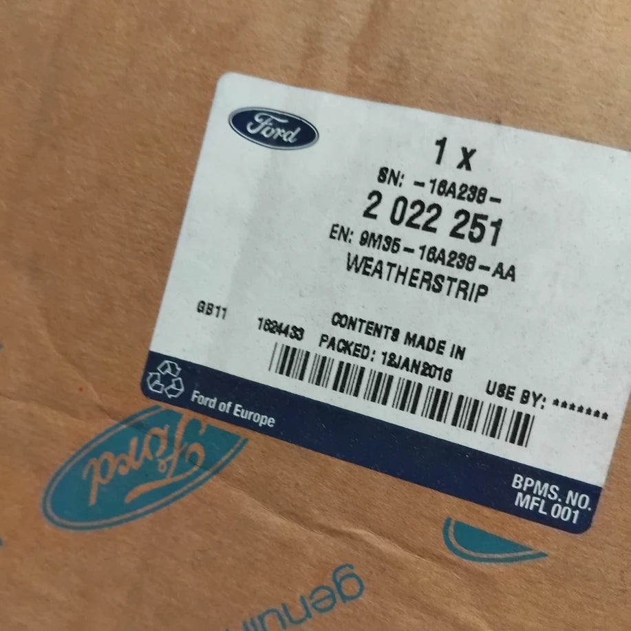 Genuine Bonnet Weatherstrip - Ford Ranger 2009-2012 | 2022251
