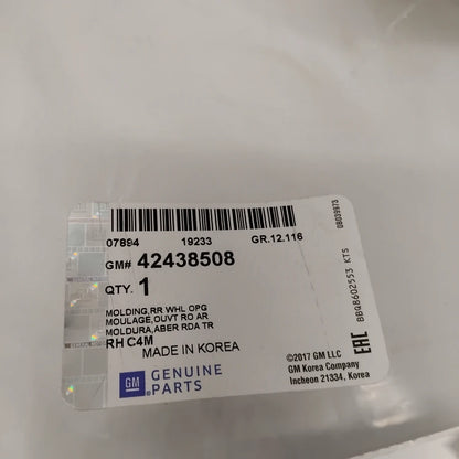 Genuine Rear Right Wheel Arch Moulding - Vauxhall Karl | 42438508