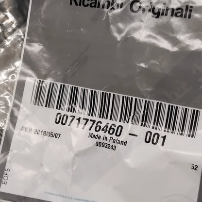 Genuine Front Seat Cushion Cover - Fiat 500 2012-2015 - Red/Ivory | 71776460