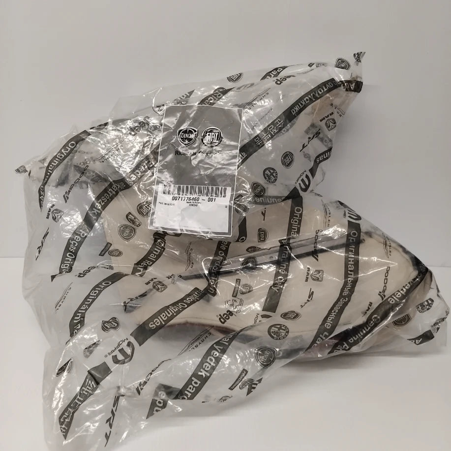 Genuine Front Seat Cushion Cover - Fiat 500 2012-2015 - Red/Ivory | 71776460