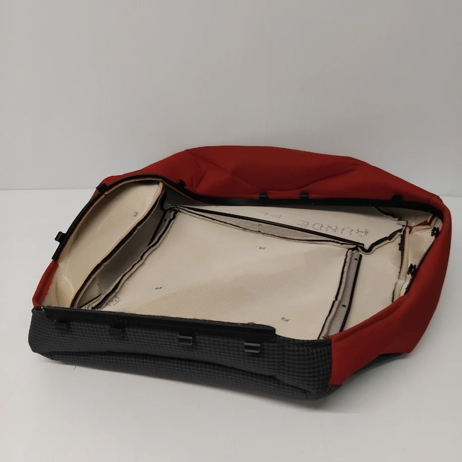 Genuine Front Seat Cushion Cover - Fiat 500 2012-2015 - Red/Ivory | 71776460