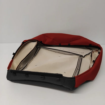 Genuine Front Seat Cushion Cover - Fiat 500 2012-2015 - Red/Ivory | 71776460