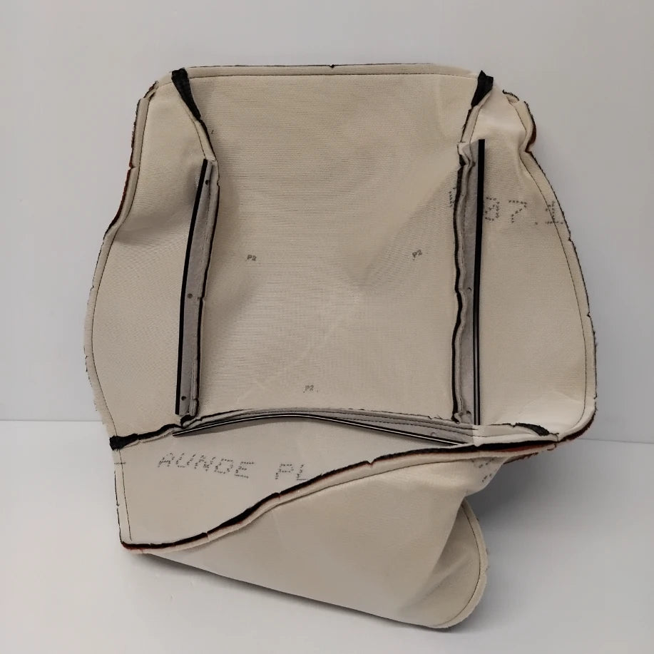 Genuine Front Seat Cushion Cover - Fiat 500 2012-2015 - Red/Ivory | 71776460