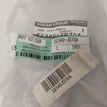 Genuine DPF Pressure Sensor Pipe - Nissan Qashqai 2006-2013 | 22340JD70A