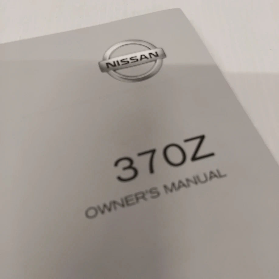 Genuine Nissan 370Z Owners Manual - English | OM18EN0Z34EO