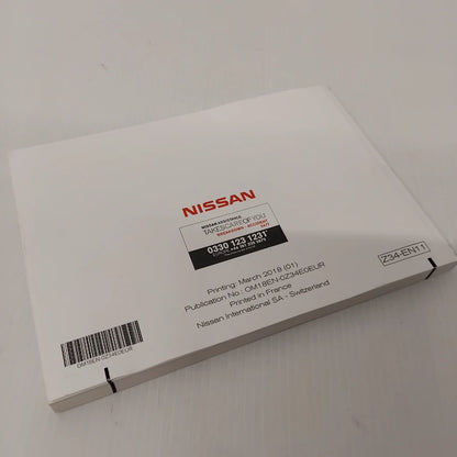 Genuine Nissan 370Z Owners Manual - English | OM18EN0Z34EO