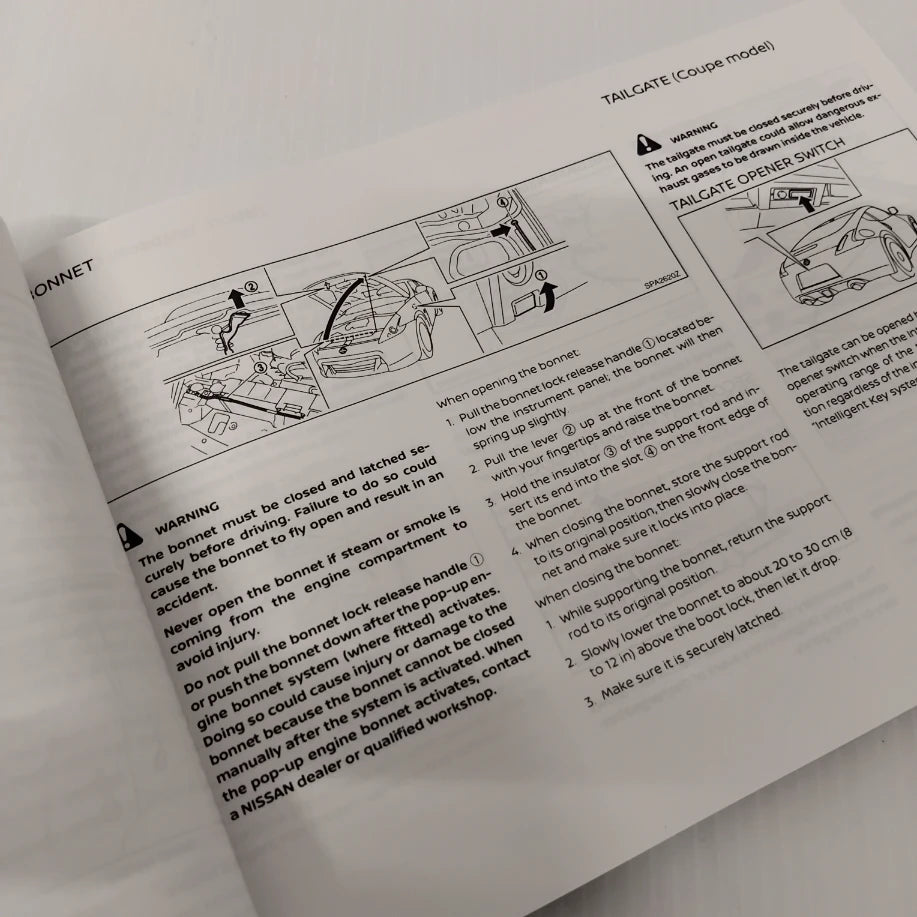 Genuine Nissan 370Z Owners Manual - English | OM18EN0Z34EO