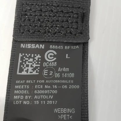 Genuine Rear Left Seatbelt - Nissan Juke 2010-2019 | 88845BF12A
