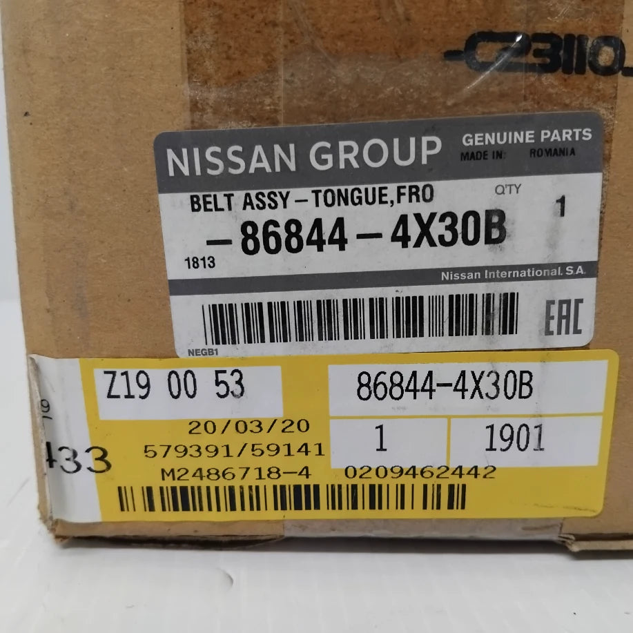 Genuine Front Right Seatbelt - Nissan Navara 2005-2015 | 868444X30B