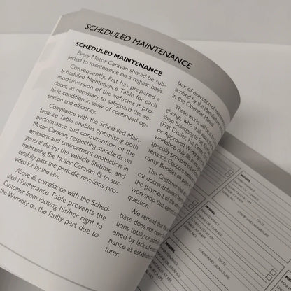 Genuine Fiat Warranty and Service Book - Ducato 2006-2014 | 60397646