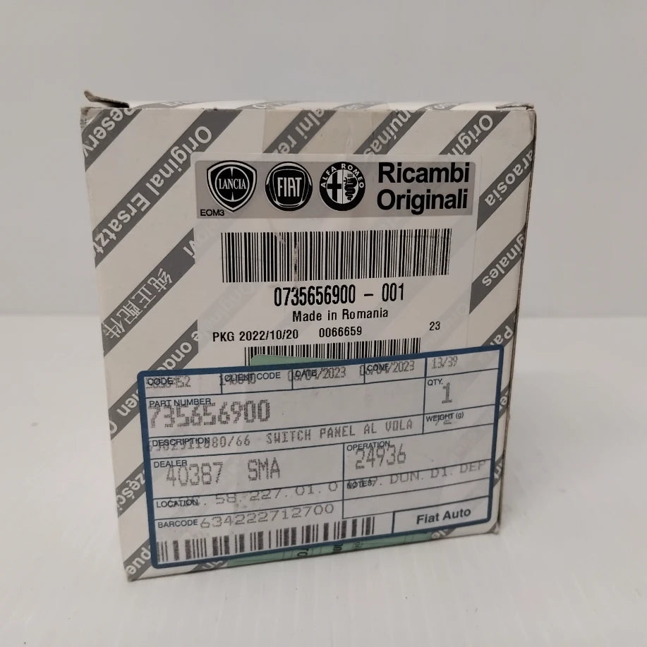 Genuine Fiat Switch Panel | 735656900