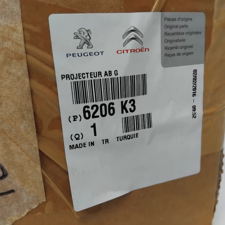 Genuine Peugeot Fog Headlight | 6206K3
