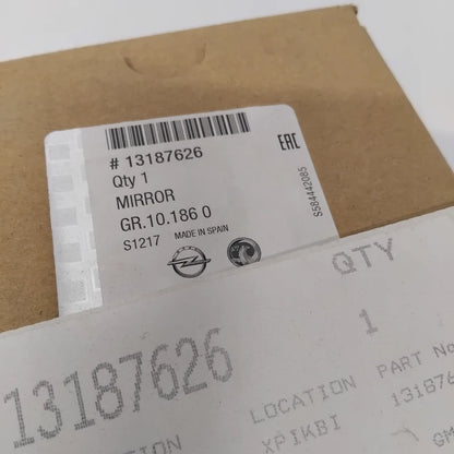 Genuine Vauxhall Corsa D Drivers Side Mirror Glass | 13187626