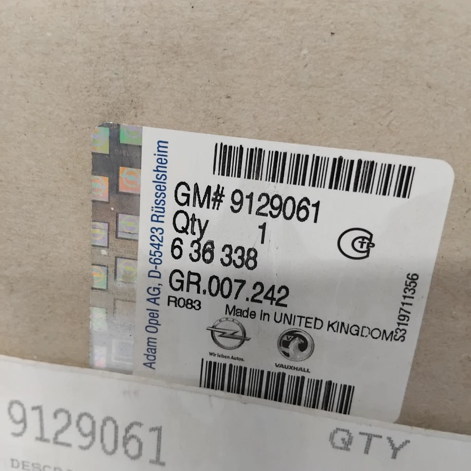 Genuine Vauxhall Timing Belt | 9129061