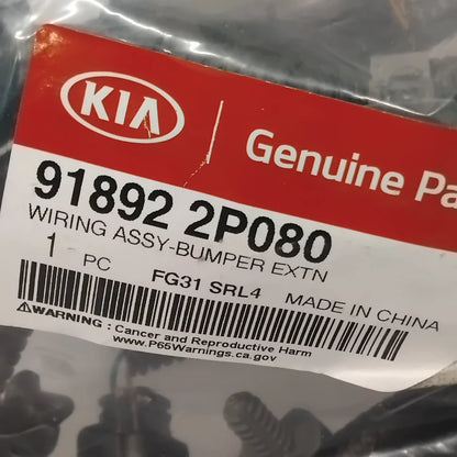Genuine Kia Wiring Assy-Bumper E | 918922P080