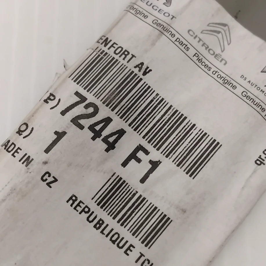 Genuine Peugeot Fix Stiffener | 7244F1