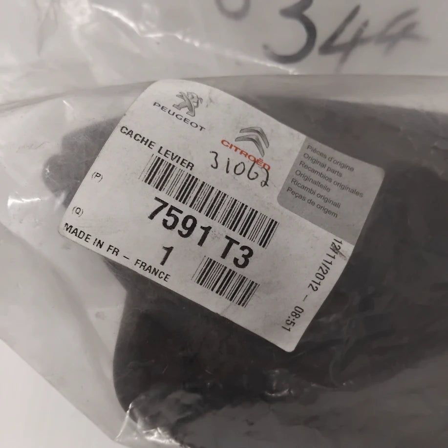 Genuine Peugeot Lever Gaiter | 7591T3