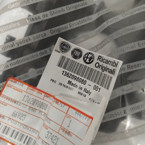 Genuine Fiat End Plate | 1362098080