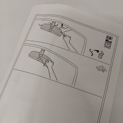 Genuine Burgundy Interior Mirror Cover - Nissan Micra 2017 | KE9615F3BU