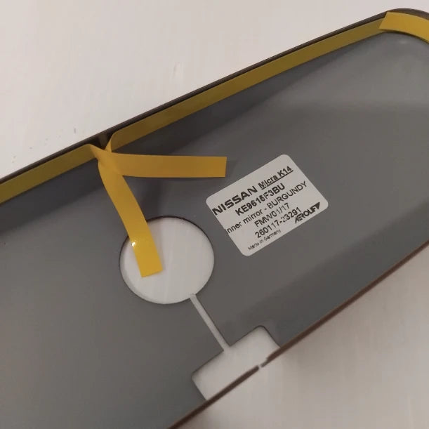 Genuine Burgundy Interior Mirror Cover - Nissan Micra 2017 | KE9615F3BU