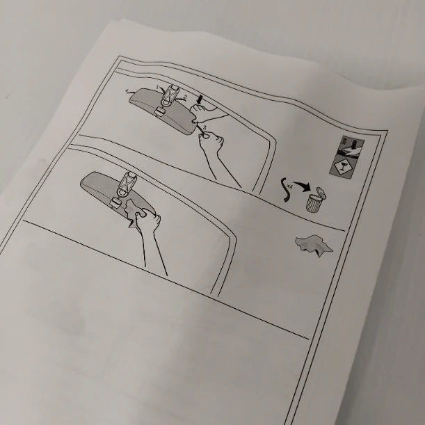 Genuine Blue Interior Mirror Cover - Nissan Micra 2017 | KE9615F3BL