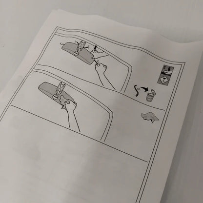 Genuine Blue Interior Mirror Cover - Nissan Micra 2017 | KE9615F3BL