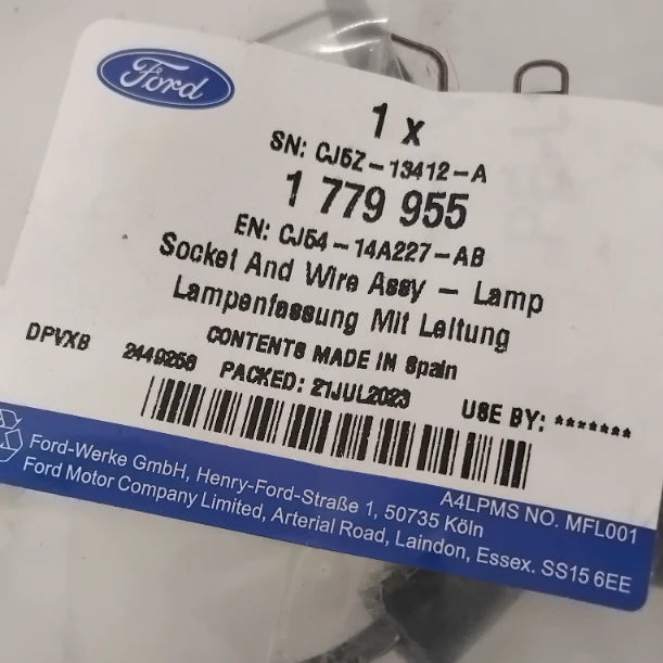 Genuine Tailgate Number Plate Light Wiring - Ford Kuga 2012-2016 | 1779955