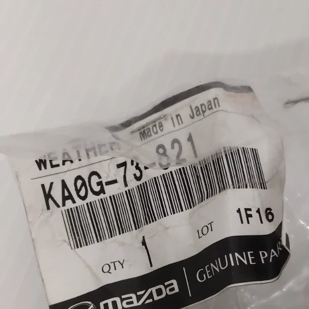 Genuine Mazda Weatherstrip(L) | KA0G73821