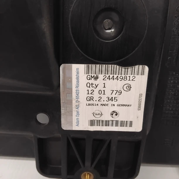 Genuine Vauxhall Carrier, Battery | 24449812