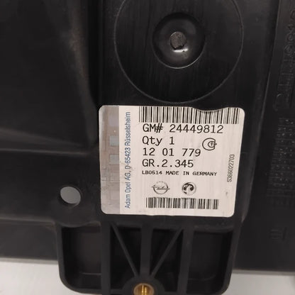 Genuine Vauxhall Carrier, Battery | 24449812