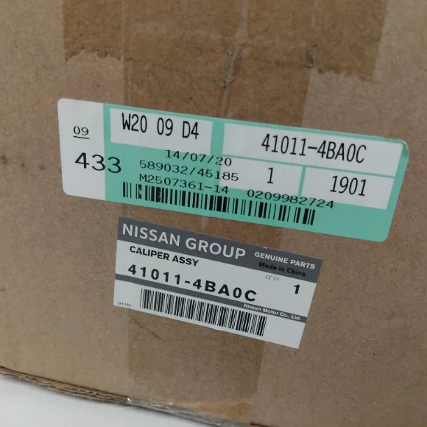 Genuine Front Left Brake Caliper - Nissan | 410114BA0C