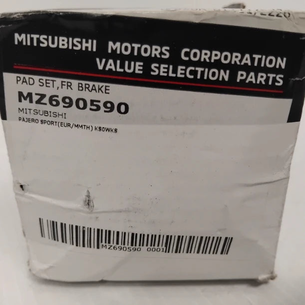 Genuine Mitsubishi Brake Pad Set,Fr | MZ690590
