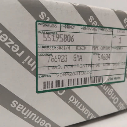 Genuine Fuel Injection Rigid Pipe - Fiat 500 / Alfa Romeo Mito | 55195806