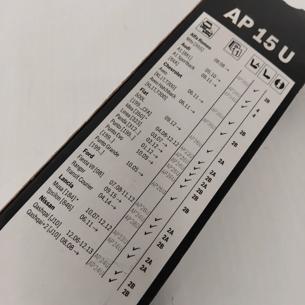 Universal Fitment Wiper 15" | AP15U