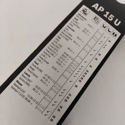 Universal Fitment Wiper 15" | AP15U