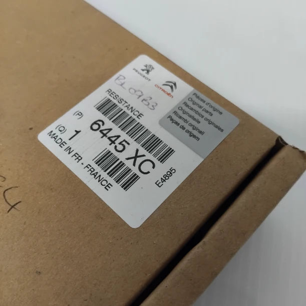 Air Reheating Resistance - Citroen C4 2008-2010 Diesel | 6445XC