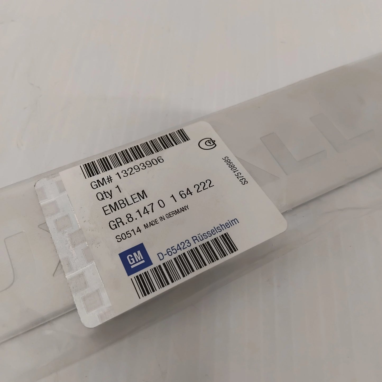 Genuine Vauxhall Emblem | 13293906