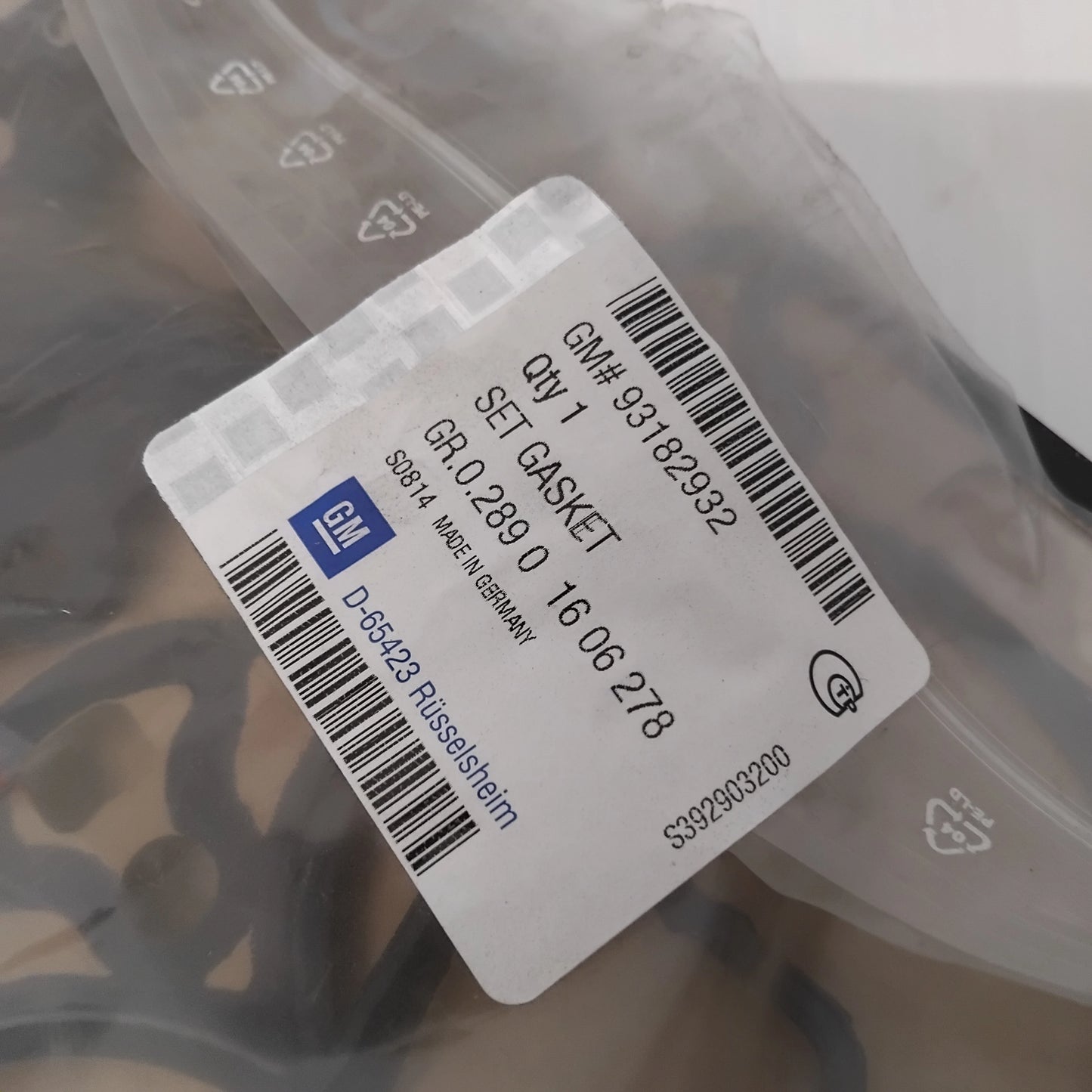 Genuine Vauxhall Gasket Kit, Cylinder | 93182932