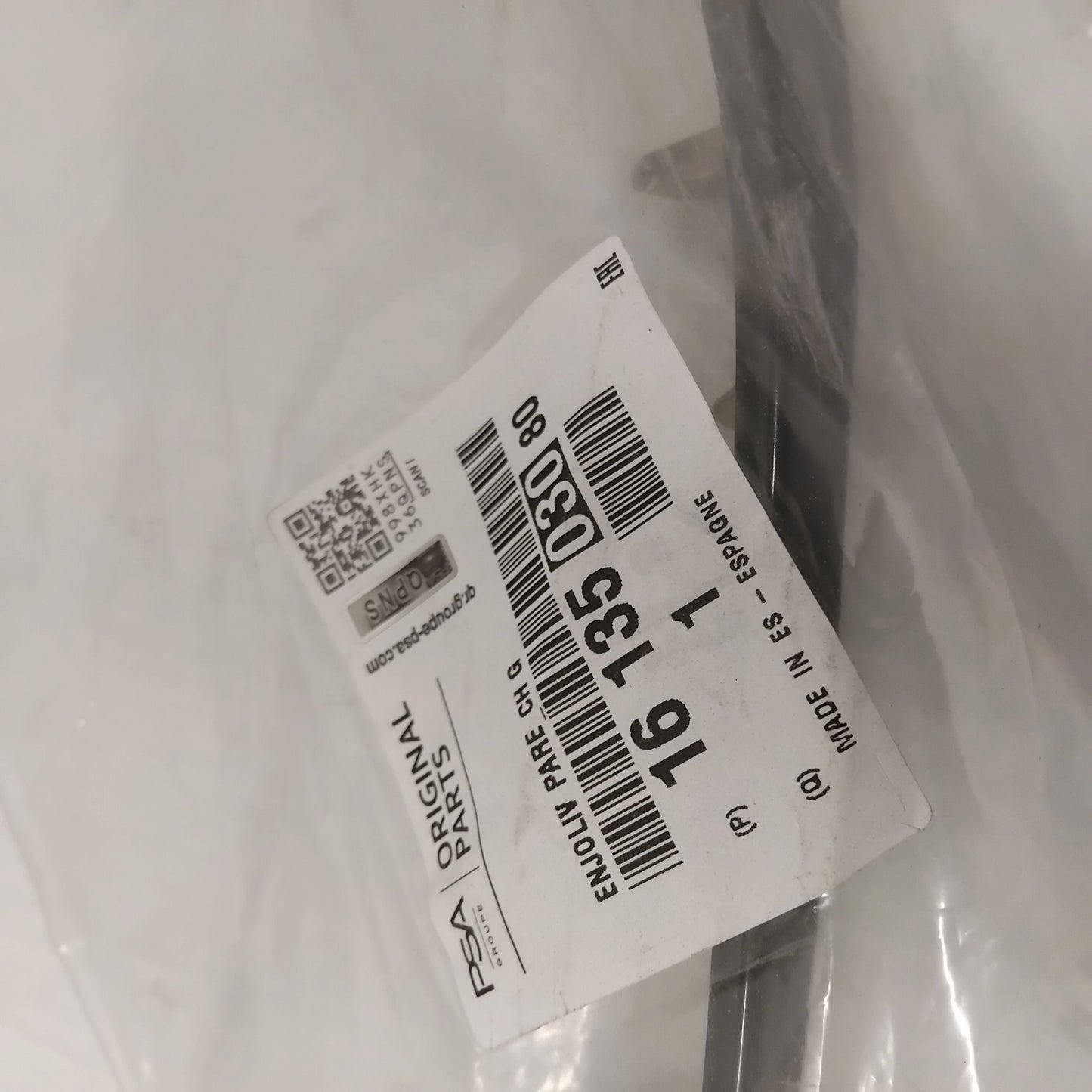 Genuine Peugeot Bumper Moulding | 1613503080