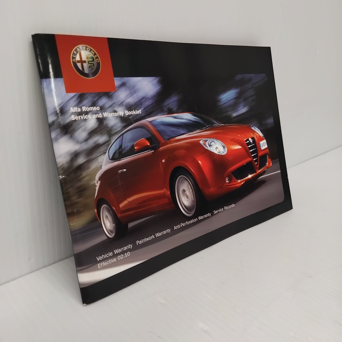 Genuine Alfa Romeo - Service and Warranty Book - 2010 - English | W2006A