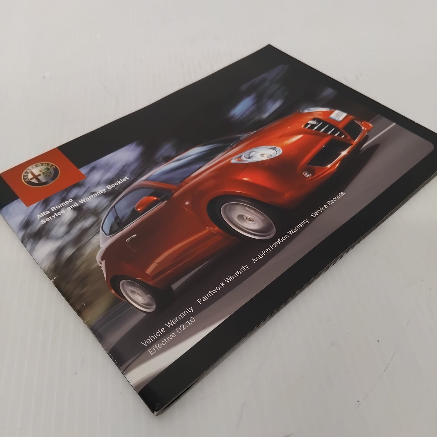 Genuine Alfa Romeo - Service and Warranty Book - 2010 - English | W2006A